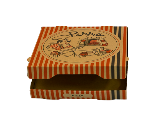Pizzabox 29x29x4 Braun 100Stk. TOP C19949