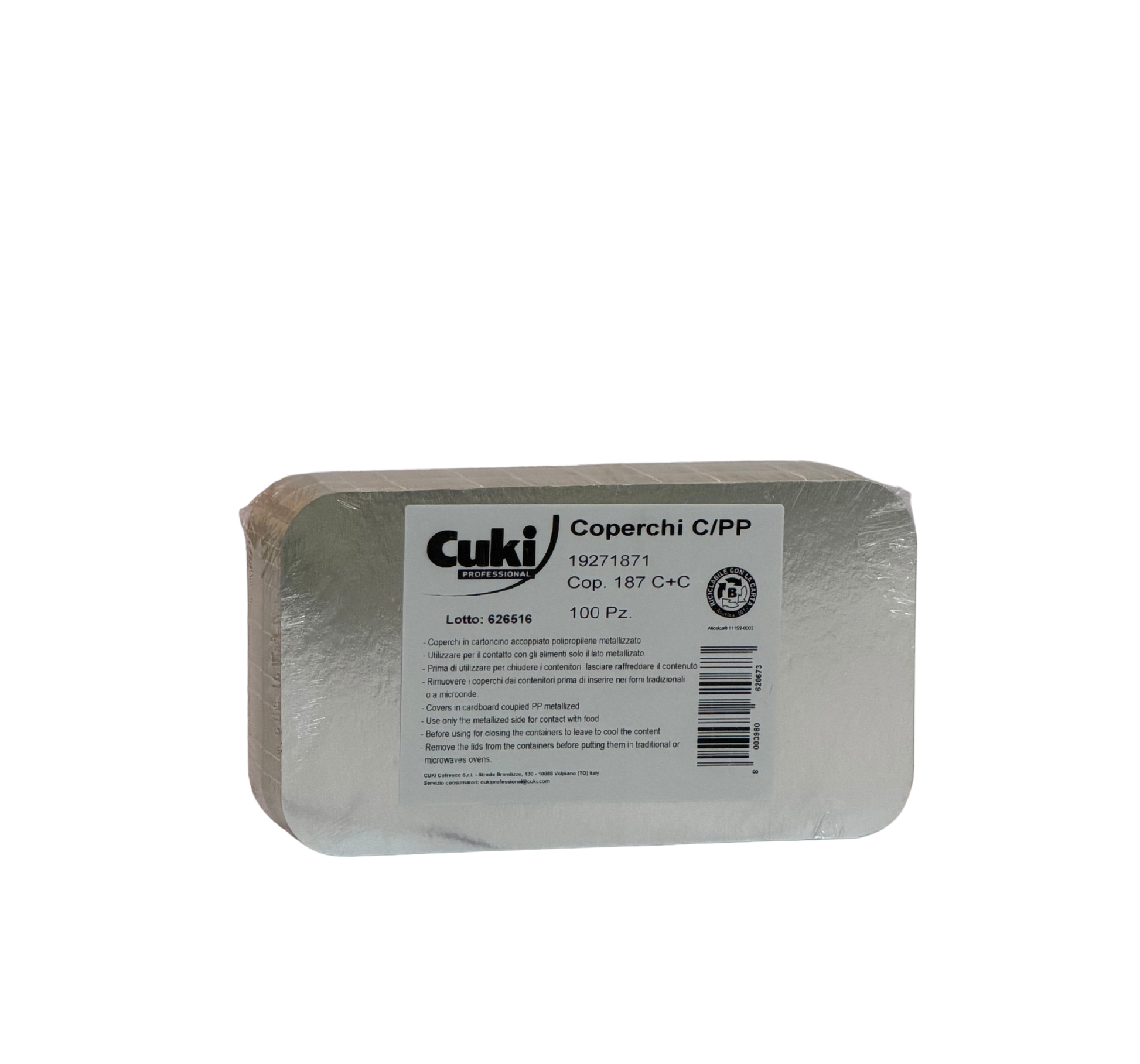 R187 Deckel fr Nudelschale 100Stk.