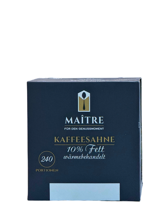 Maitre Kaffeesahne 10% 240x7,5g