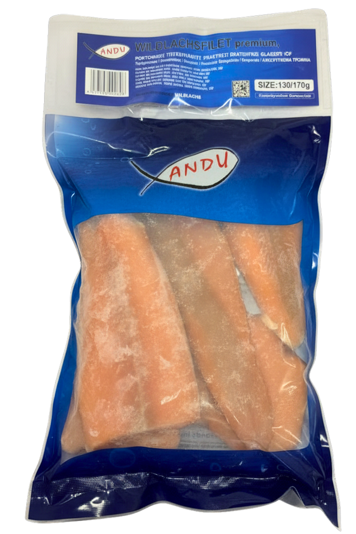 Keta Lachs Filet o.Haut 130-170g1kg
