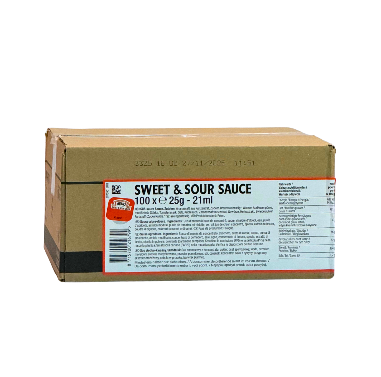Heinz Sweet & Sour Dip 100x25g