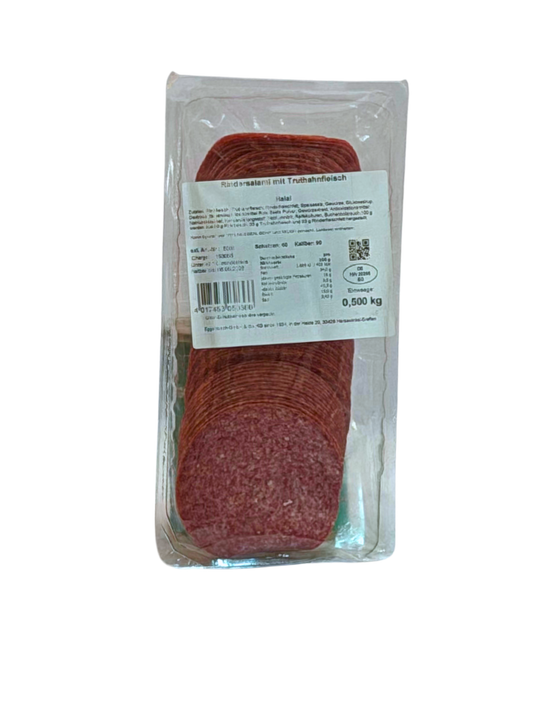 Rindfleischsalami geschnitten 500gm
