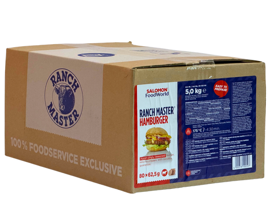 Hamburgerfleisch Ranch master 80x62,5g