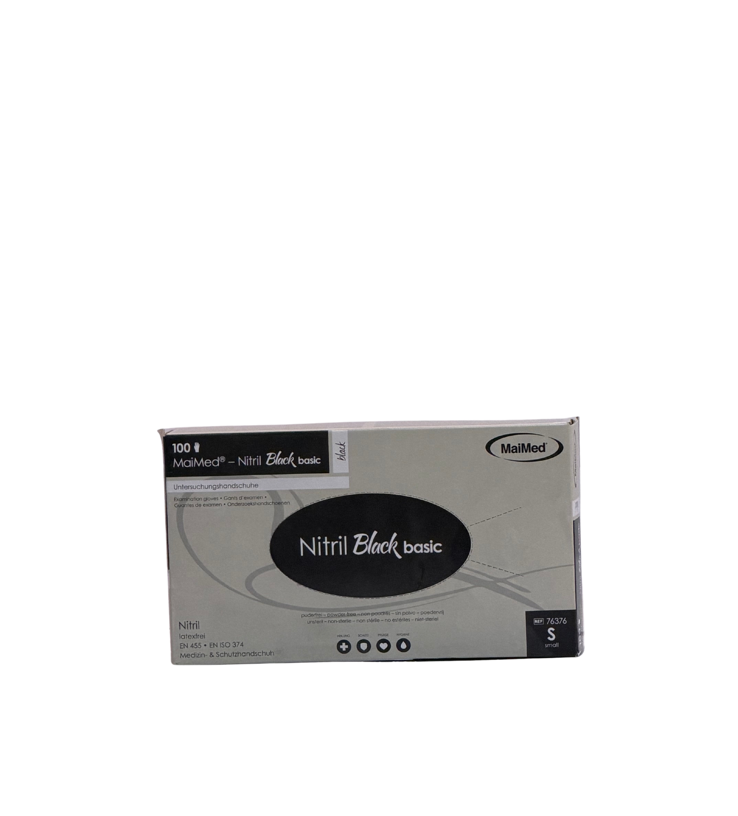 Latex Handschuhe Schwarz Gr.S