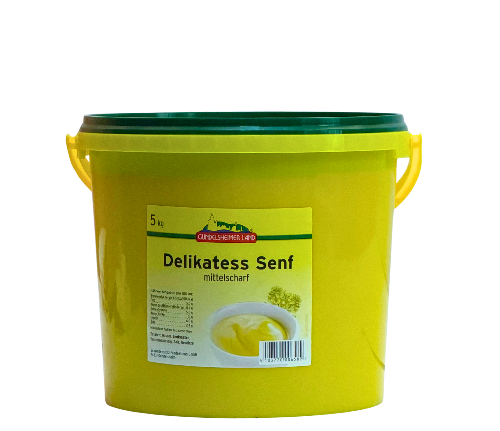 Tafelsenf 5kg Eimer