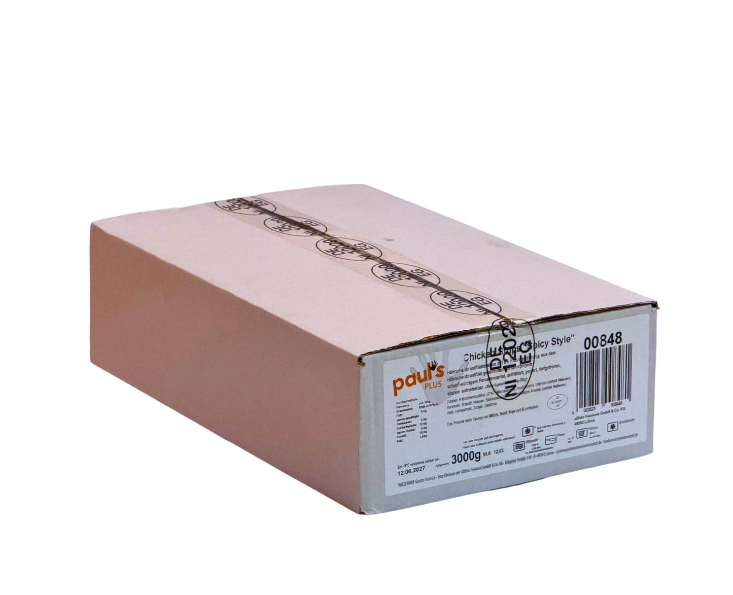 Wiesenhof Chicken Stripe Spicy 3 Kg