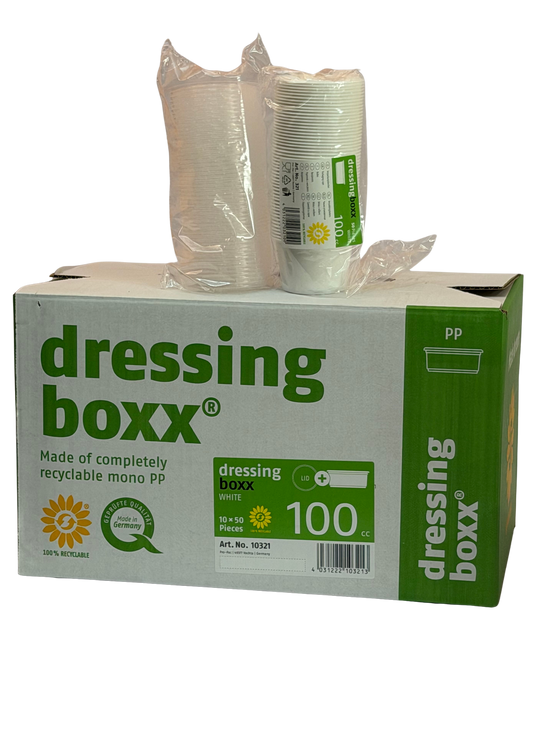 Verpackungsbecher m.D. 100ml Weiss 500Stk. 10321