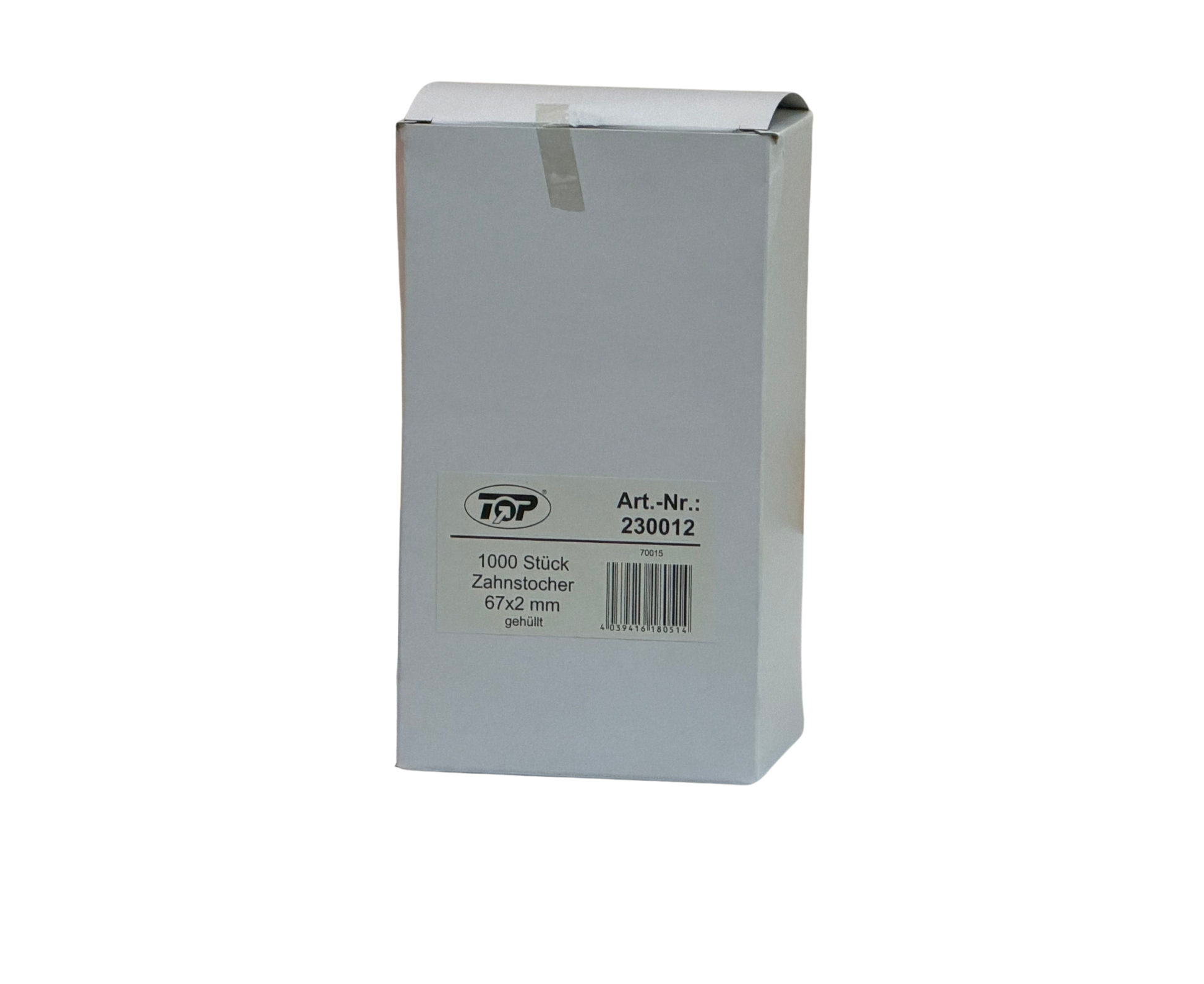 Zahnstocher 67x2mm gehllt 1000Stk. 230012