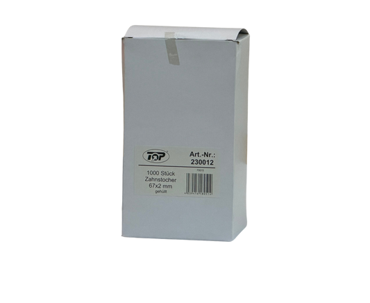 Zahnstocher 67x2mm gehllt 1000Stk. 230012