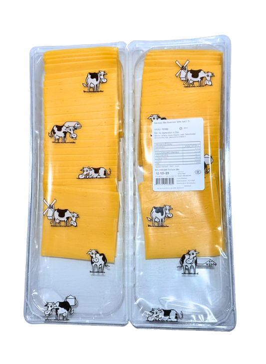Cheddar käsescheiben 50x20gm