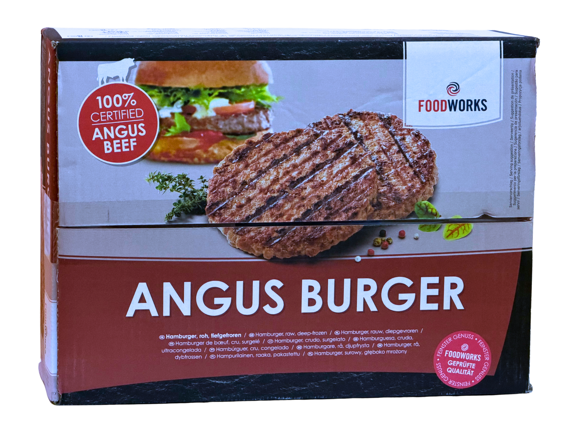 Angus Beef Burger 285g Ungew rzt