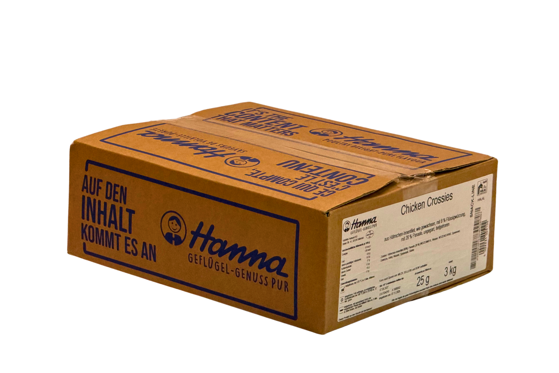 Hanna Chicken Crossies ca. 25g 3kg
