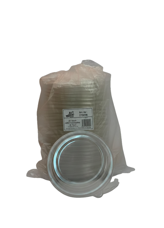 Salatschale 15cm Flachdeckel 500750ml 50Stk 270498