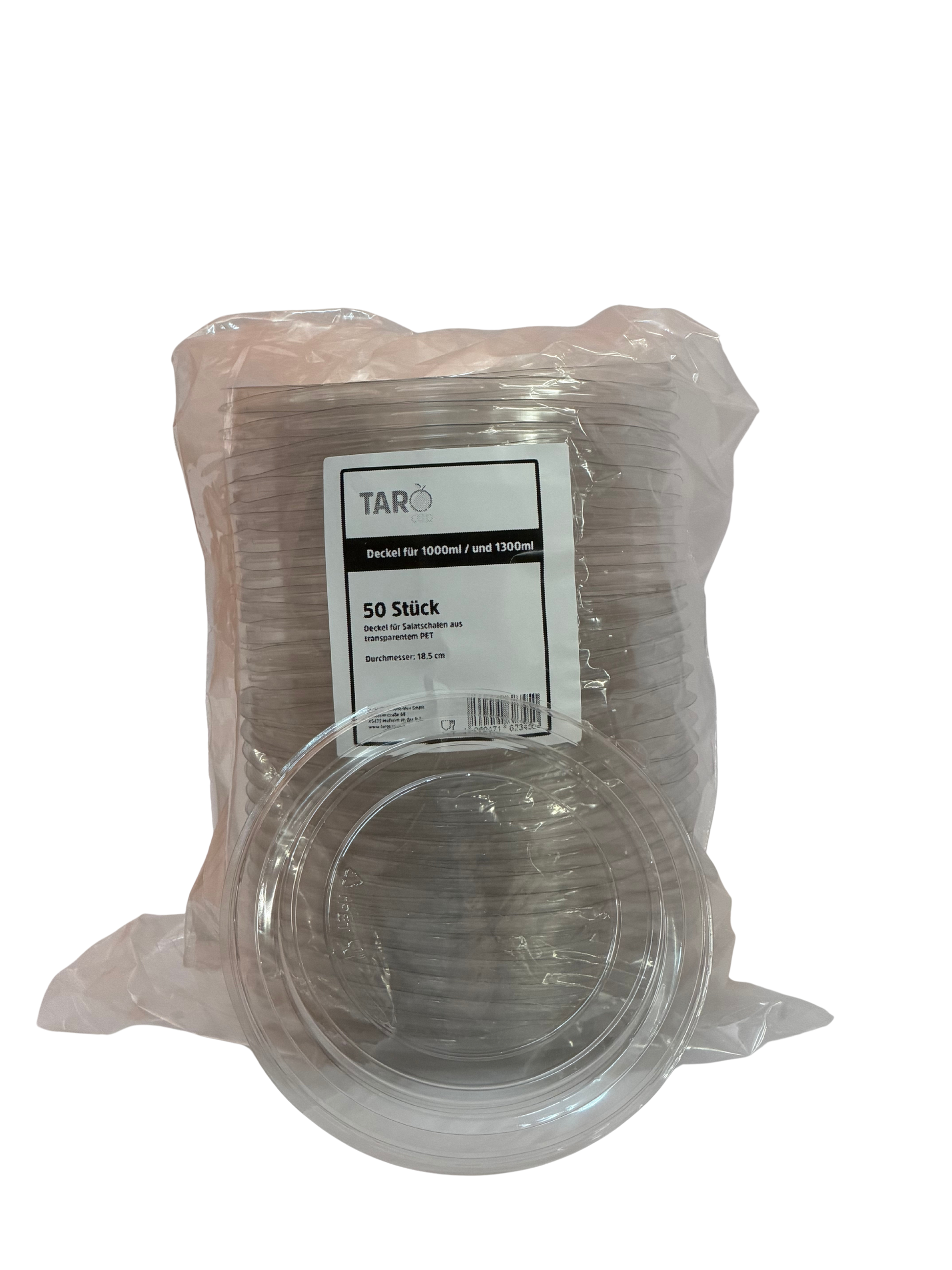Salatschale Flachdeckel 18cm 10001200ml 50Stk-1
