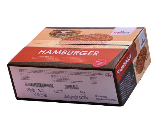Hamburger TK 40x125g GAFA 5kg Karton