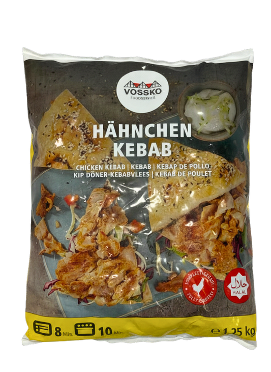 1,25Kg Vossko Dönerfleish Hähnchen Halal