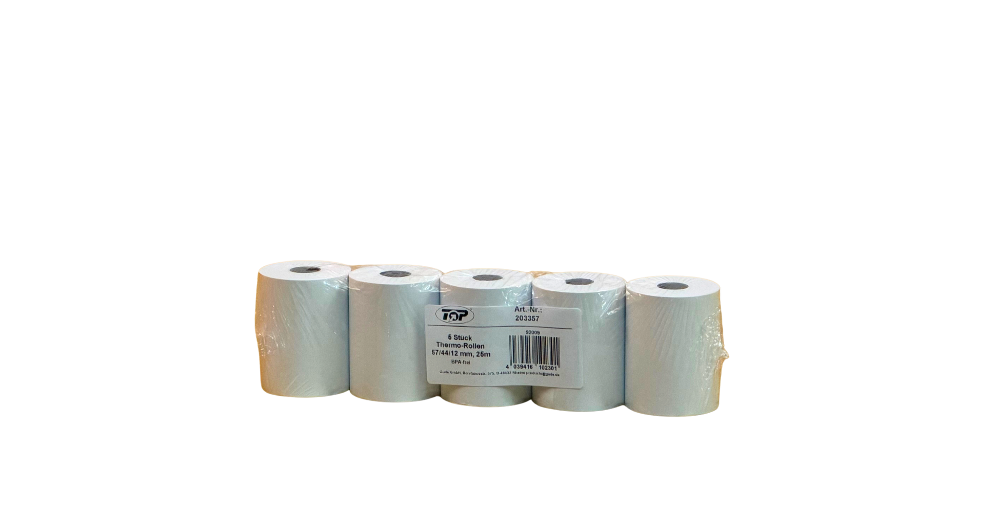 Thermorollen 57x44x12mm 203357- Lieferandodrucker