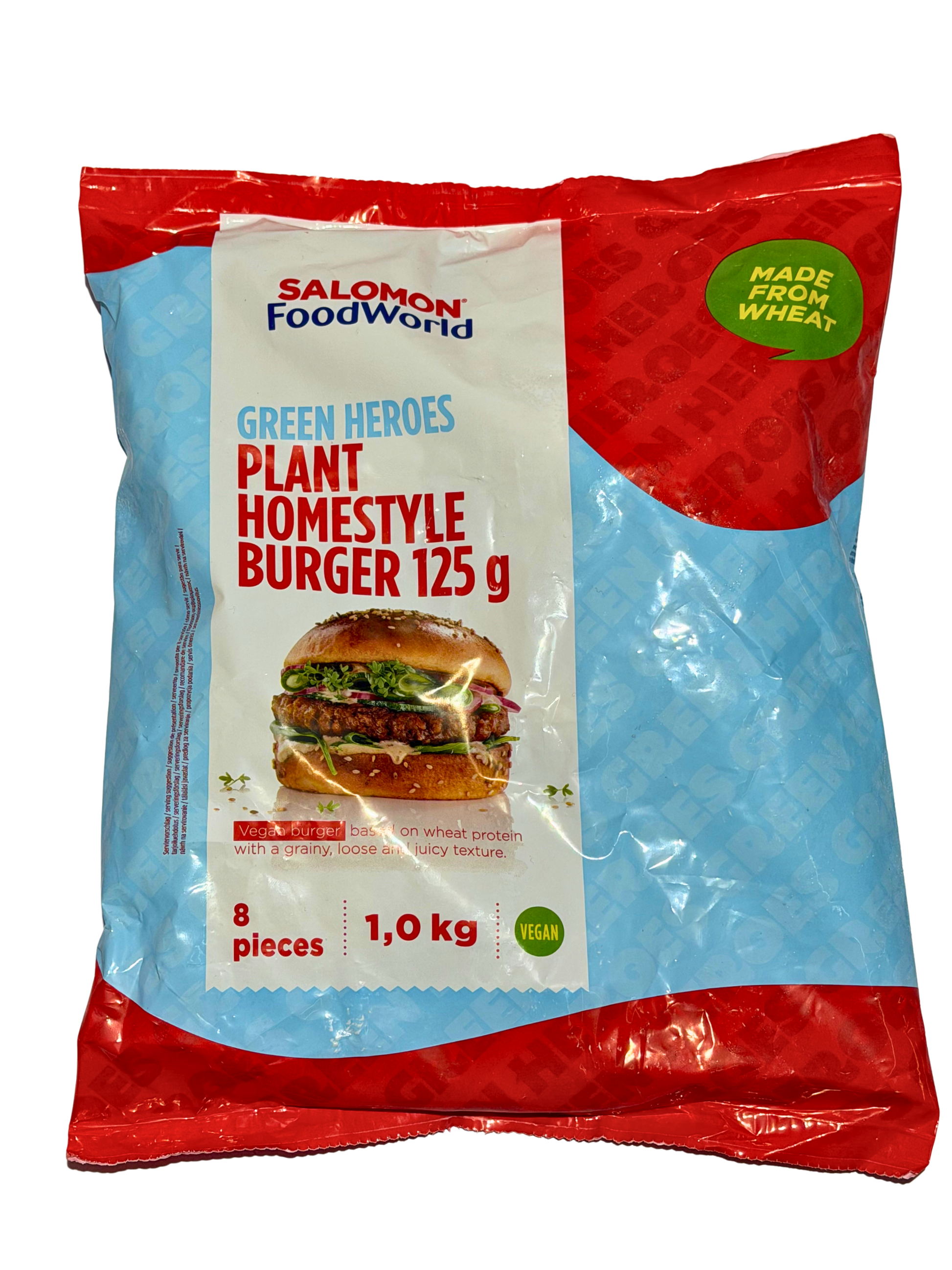 Salomon Vegan Green Heroe Homestyle Burger 8x125g