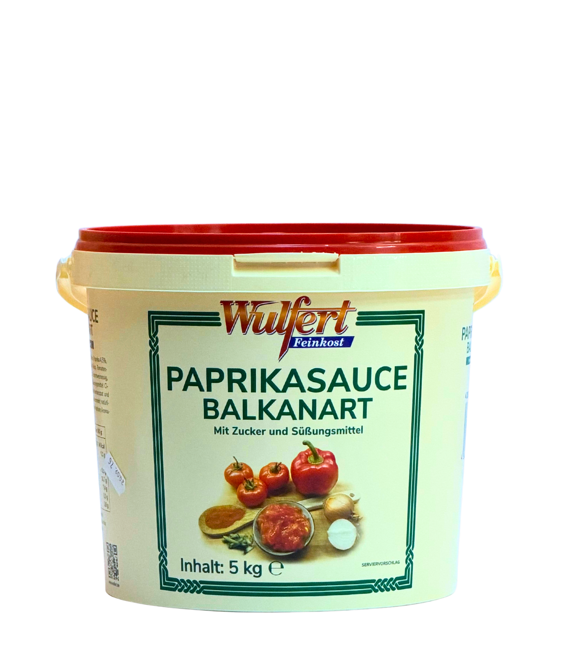 Wulfert Paprikasauce Balkan Art 5Kg Eimer