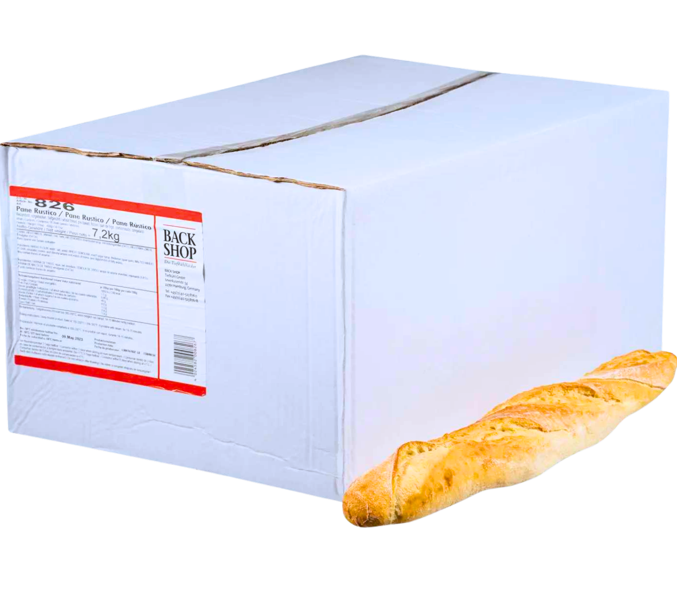 Pane Rustico Baguette 18x400gm