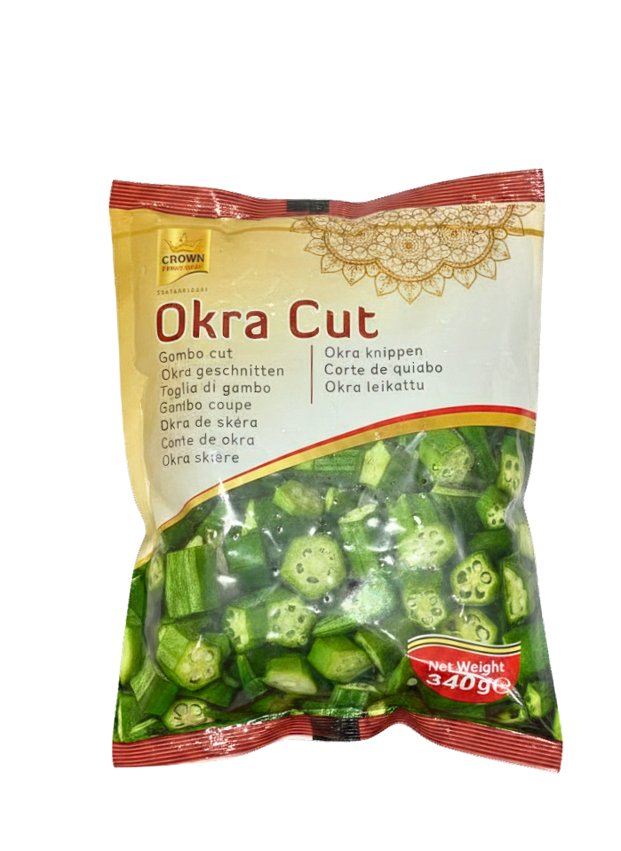 Crown Okra Cut 340gm
