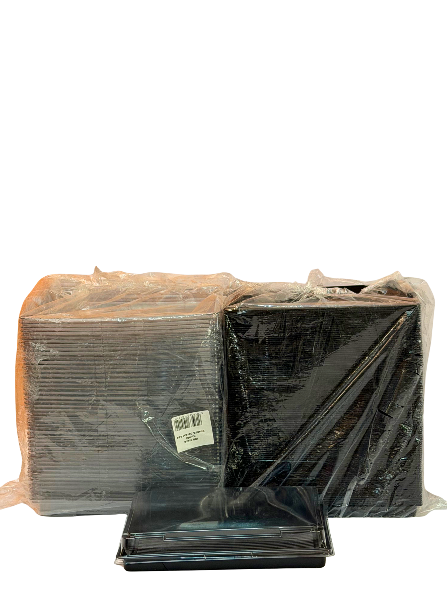 Sushi Schale + Deckel 255x185x20 PET 414 100Stk.