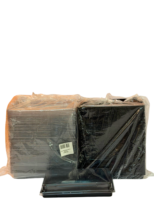 Sushi Schale + Deckel 255x185x20 PET 414 100Stk.