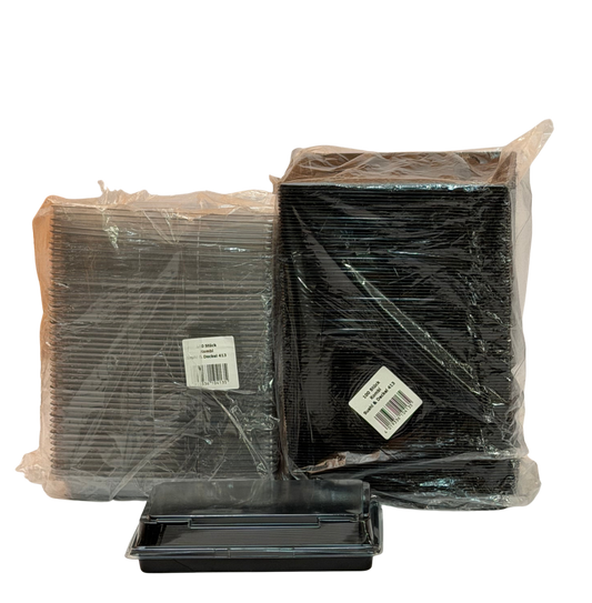 Sushi Schale + Deckel 215x130x18 PET 2120-413 100Stk.