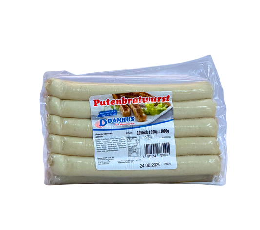 Putenbratwurst 10x100g Damhus