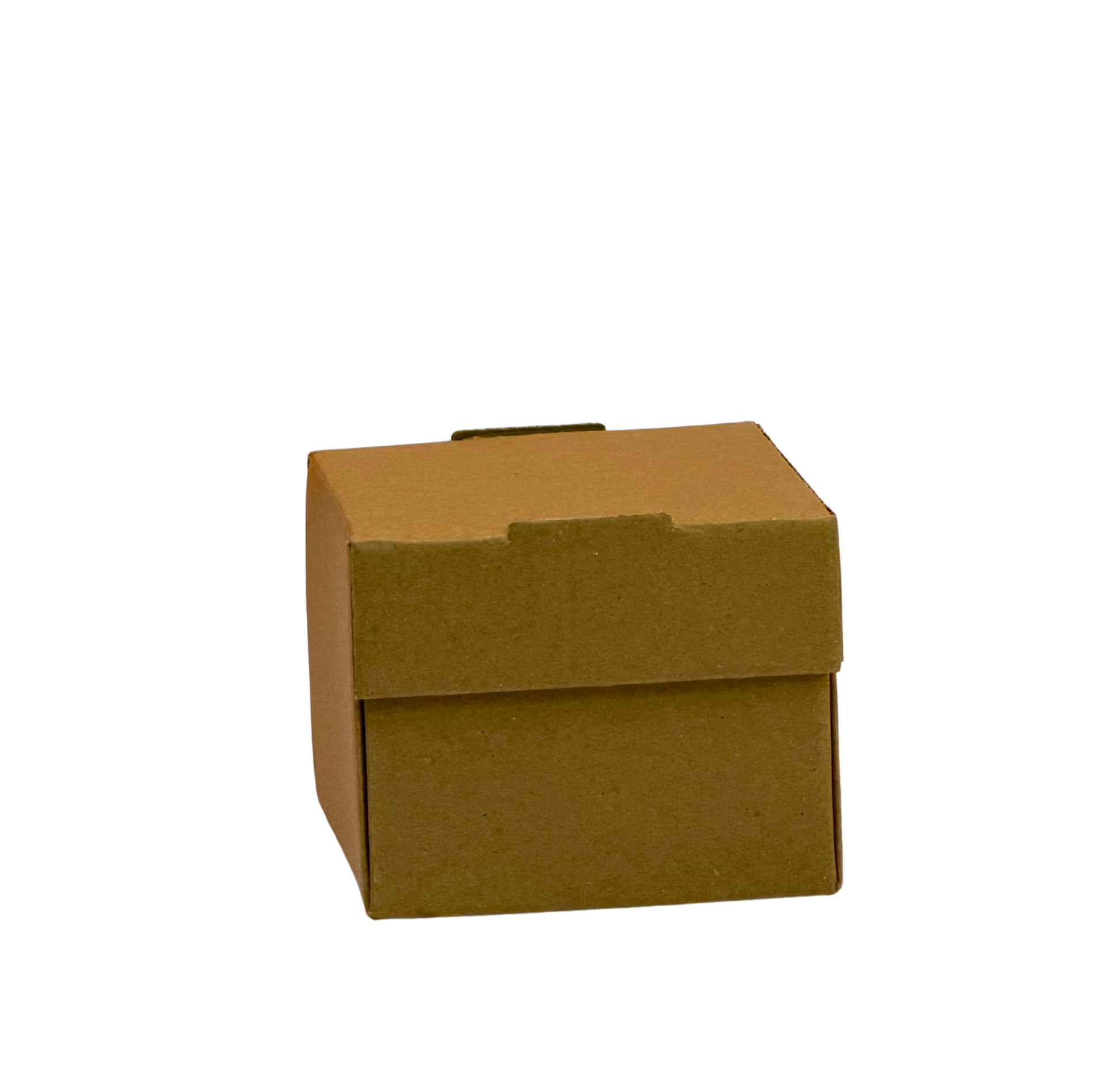 Hamburgerbox 14x14x12 cm Braun Faltbar 234895
