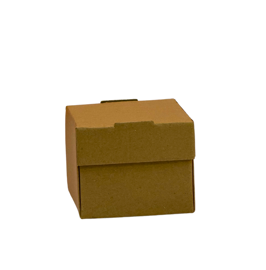 Hamburgerbox 12x12x10cm Braun Faltbar 234893
