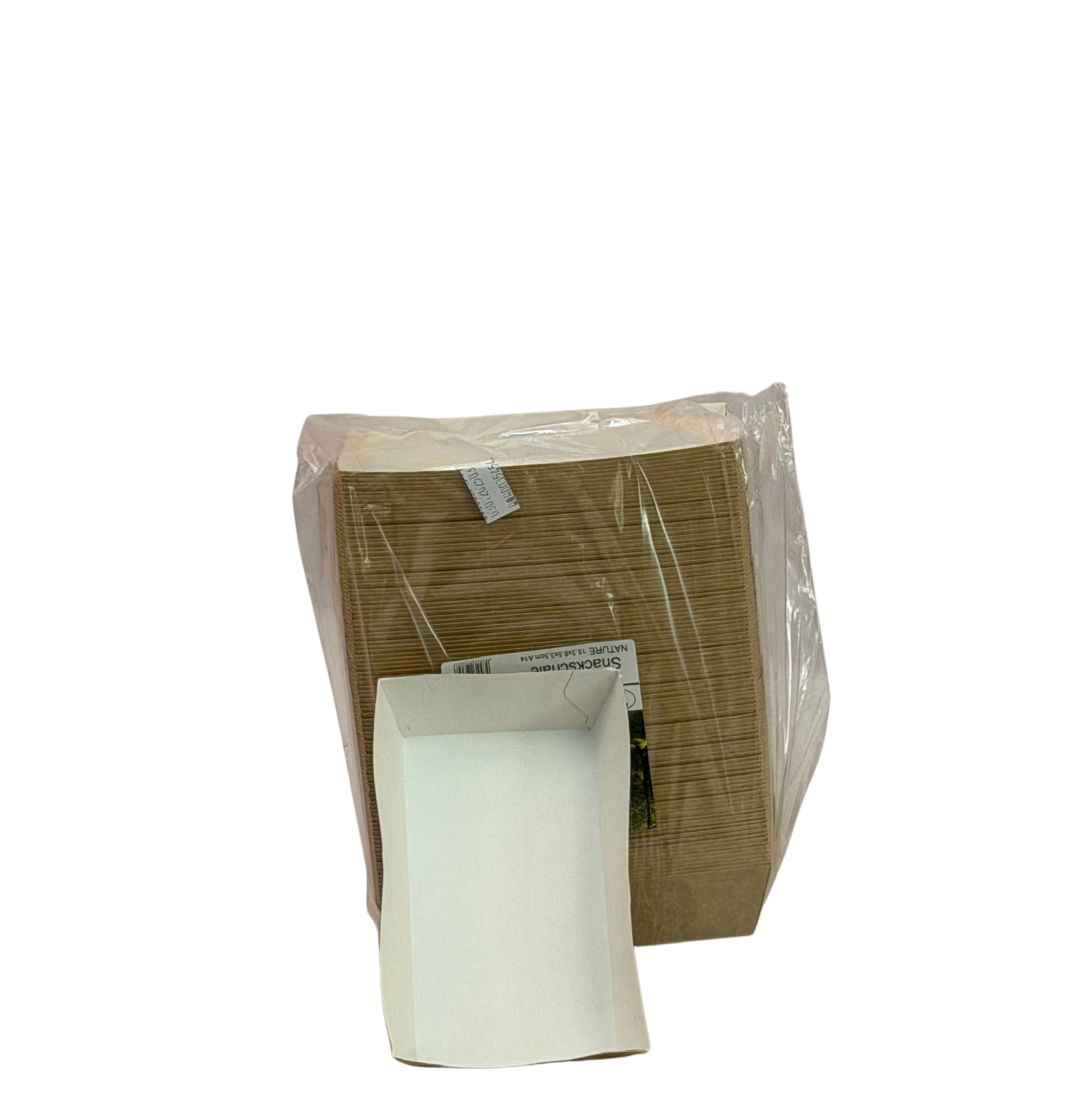 SNACKSCHALE NATURE A14 15,3X8,4X3,5CM 100Stk. 234889