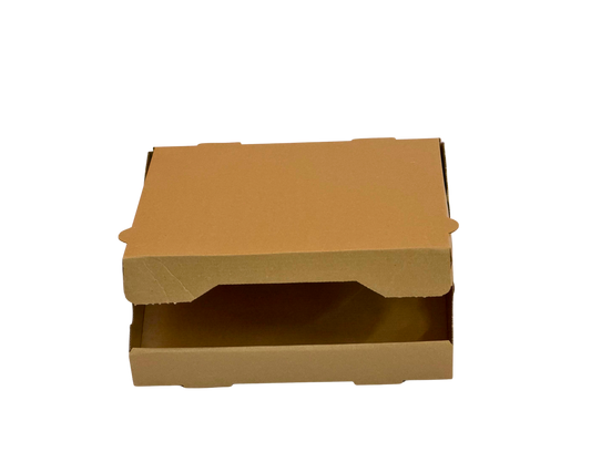 Pizzabox 26x26x4 Natural Braun 100Stk. 702739