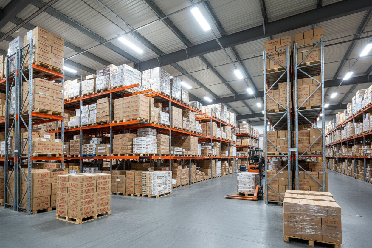 Where house image which has pizza and doner boxes 